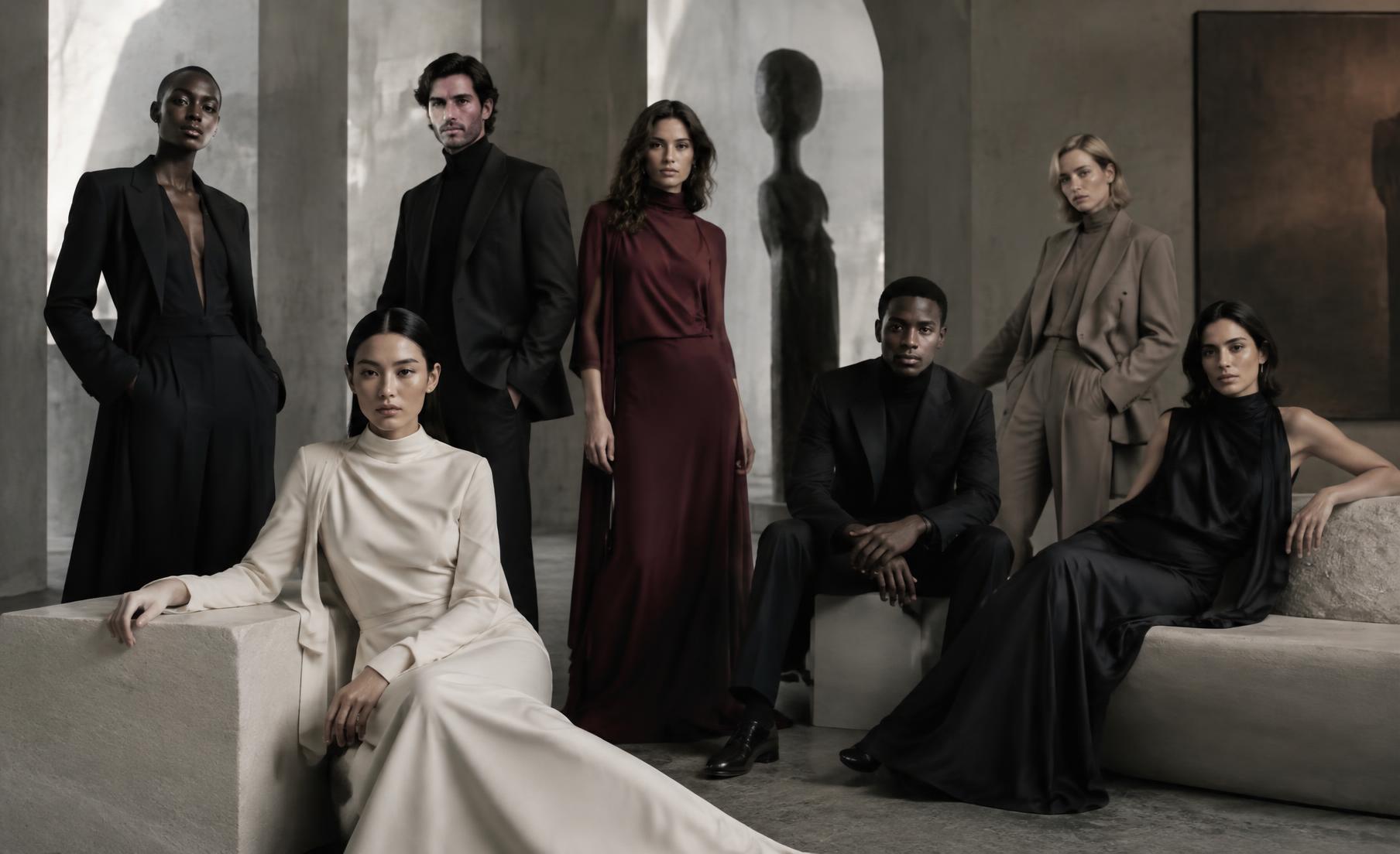 The VÉLORA Monochrome Edit campaign